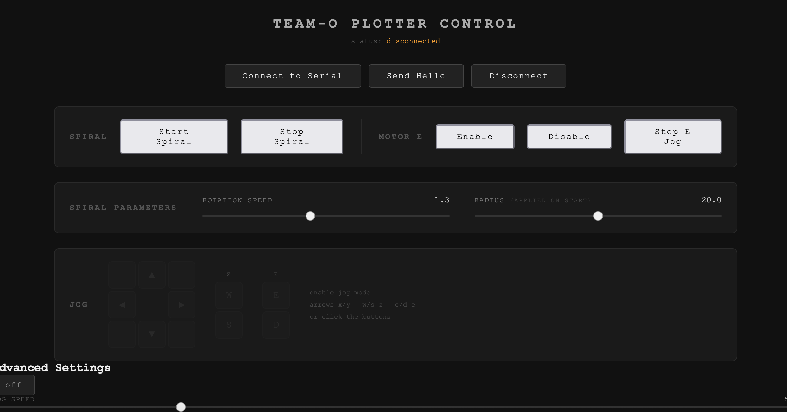 Graphical User Interface
